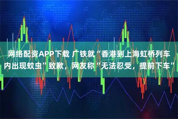 网络配资APP下载 广铁就“香港到上海虹桥列车内出现蚊虫”致歉，网友称“无法忍受，提前下车”